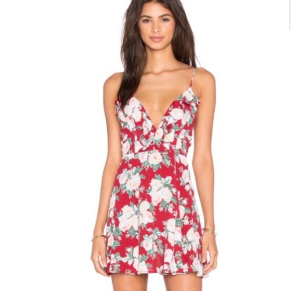 Privacy Please Sigsbee Mini Floral Dress in Celine
